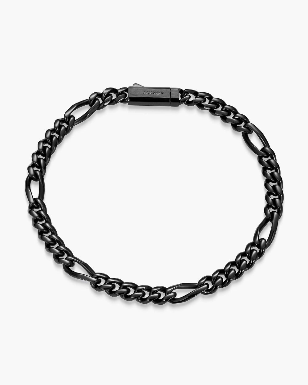 Figaro_Bracelet_5mm_Black_View1_Shopify_Tall