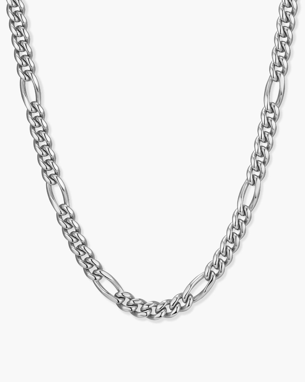 Figaro_Chain_5mm_Silver_View1_BoxClasp_Shopify_Tall